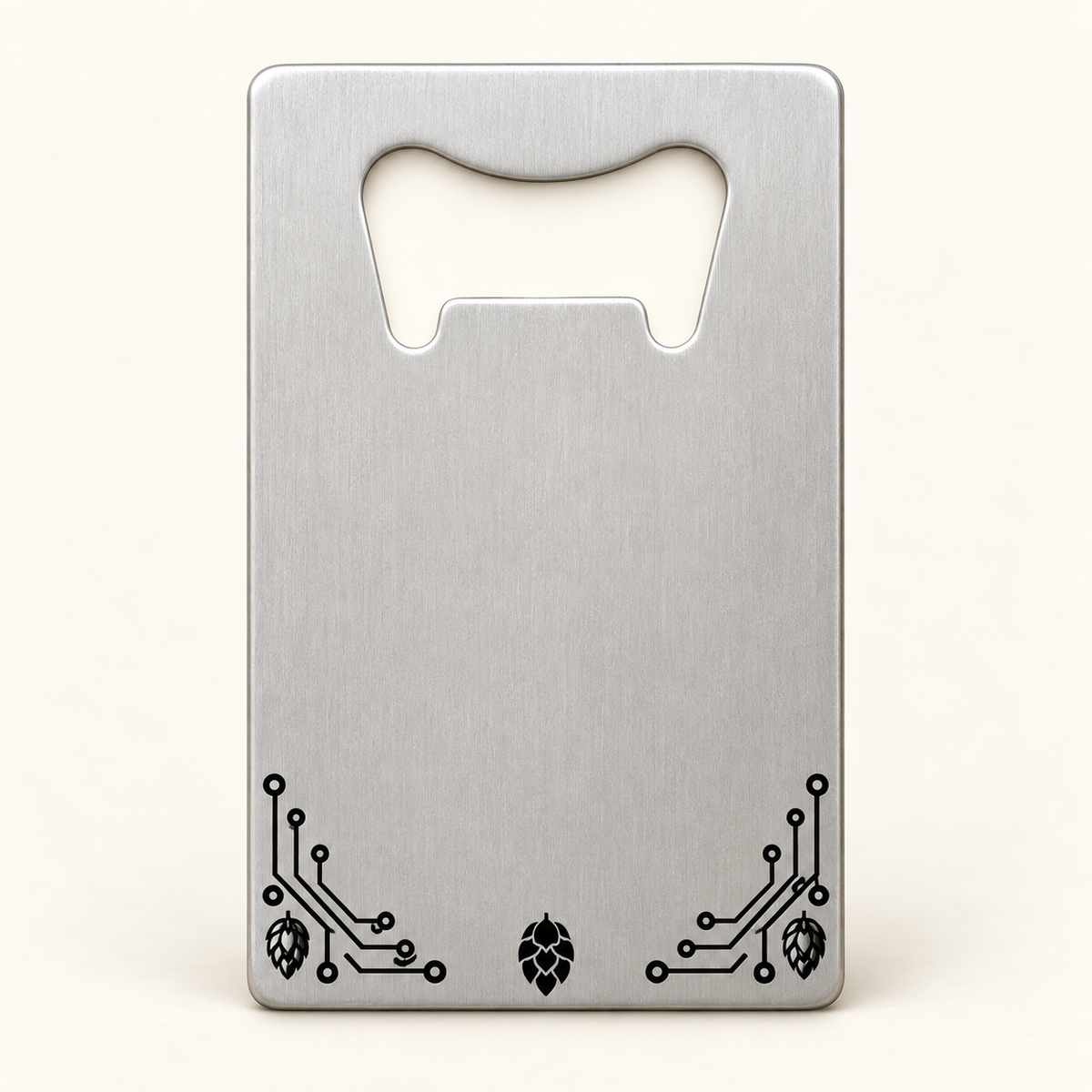 Flaschenöffner „Bier-Platine“ – optional mit persönlicher Widmung