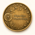Wunschträume – Erinnerungsmünze aus Messing