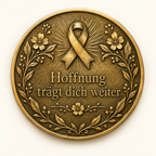 Hoffnung & Stärke – Erinnerungsmünze aus Messing