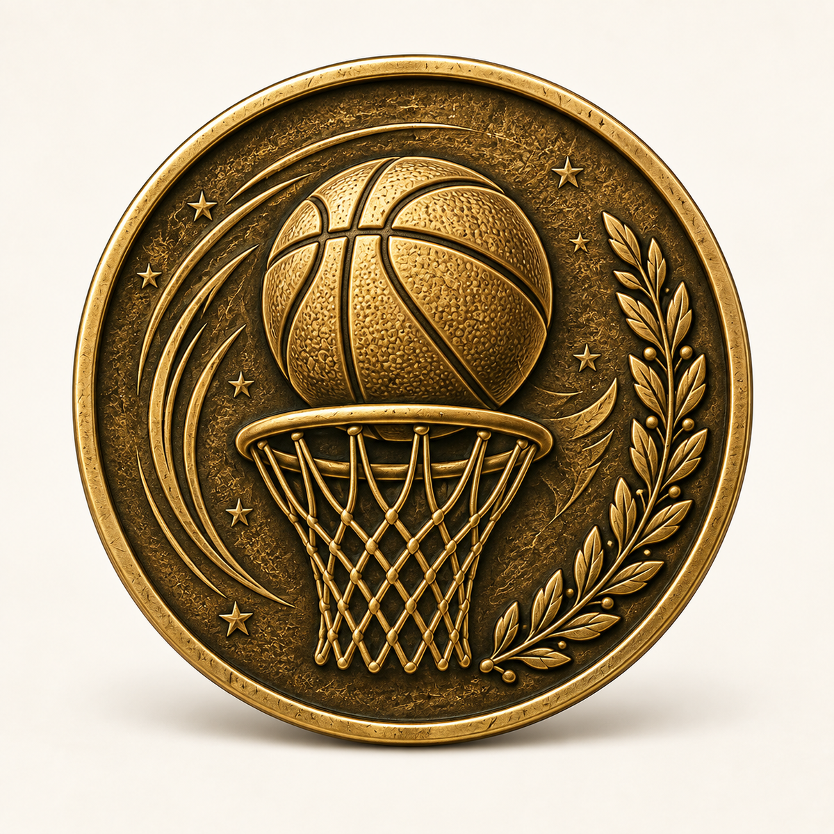Basketball – Erinnerungsmünze mit persönlicher Widmung