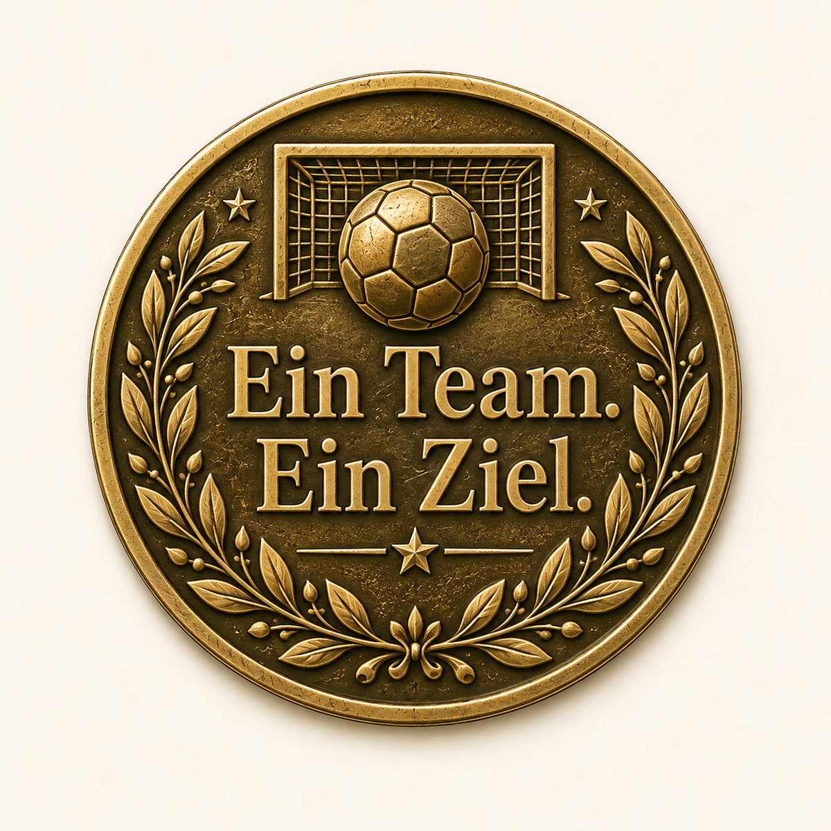 Handball – Erinnerungsmünze mit persönlicher Widmung