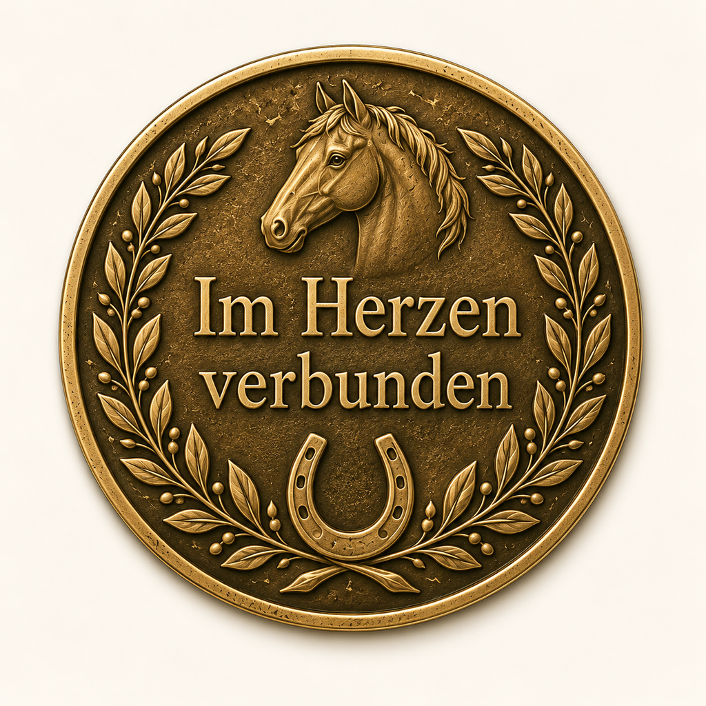 Reitsport – Vereinsmünze mit persönlicher Widmung