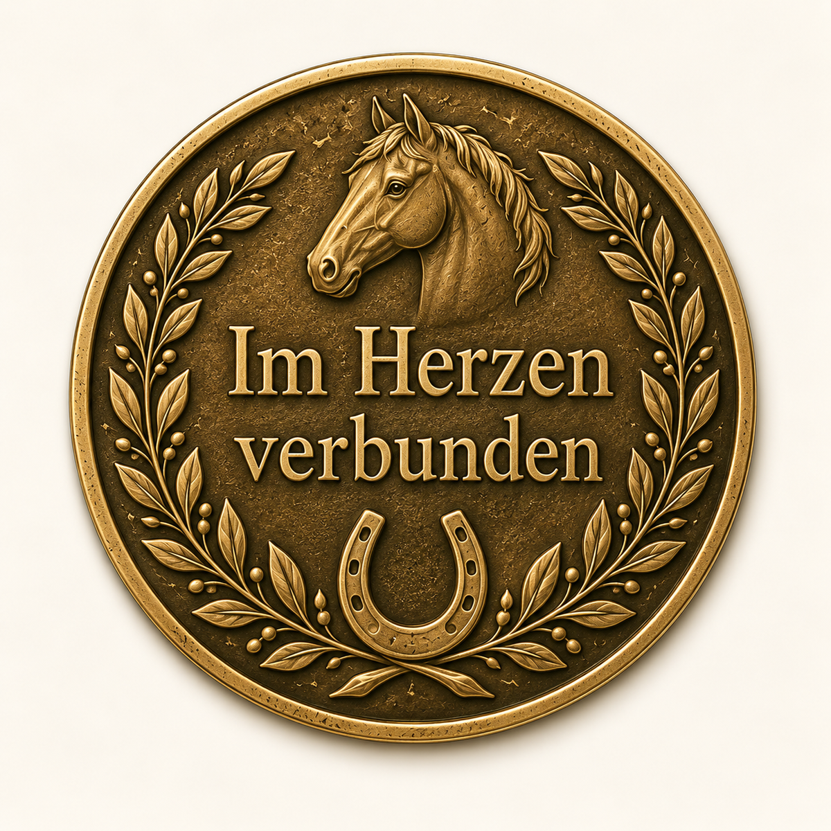 Reitsport – Vereinsmünze mit persönlicher Widmung