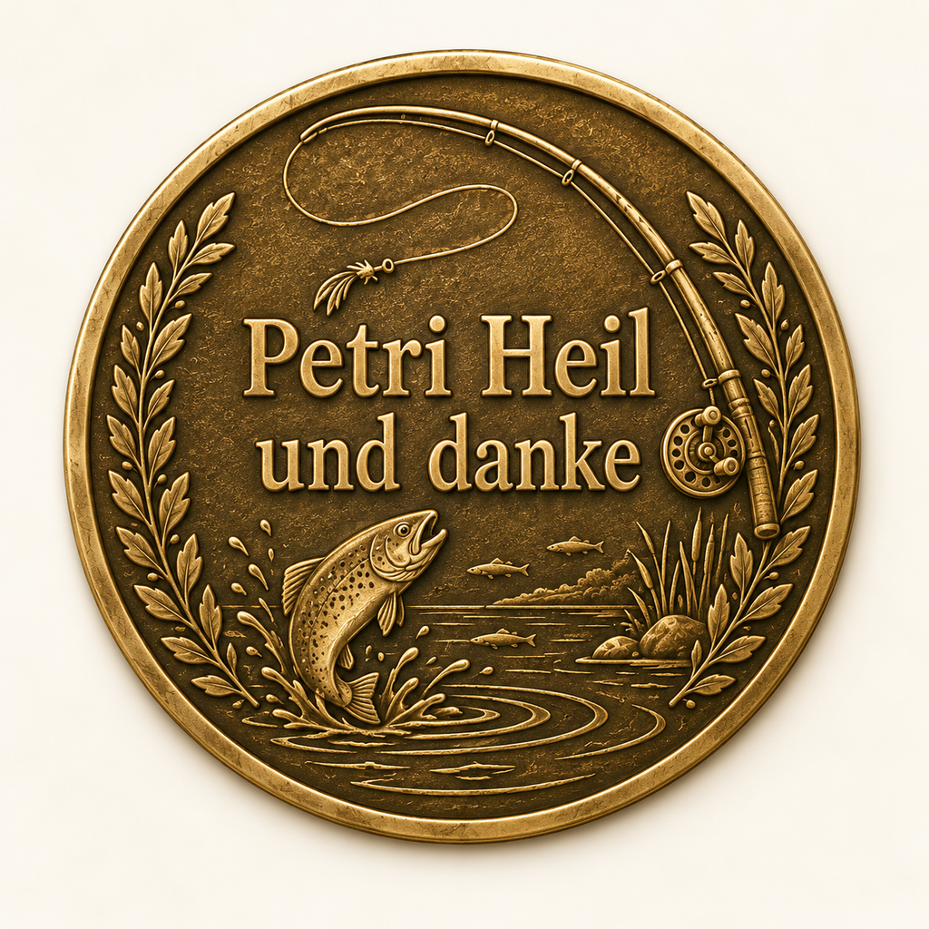 Angeln – Vereinsmünze mit persönlicher Widmung