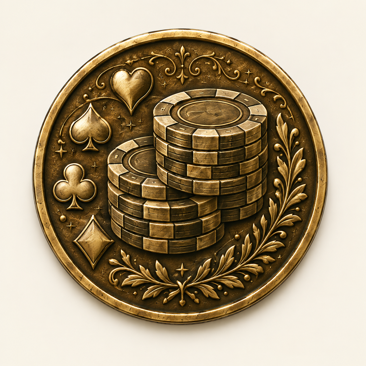 Pokerchips – personalisierte Spielmünze mit Widmung