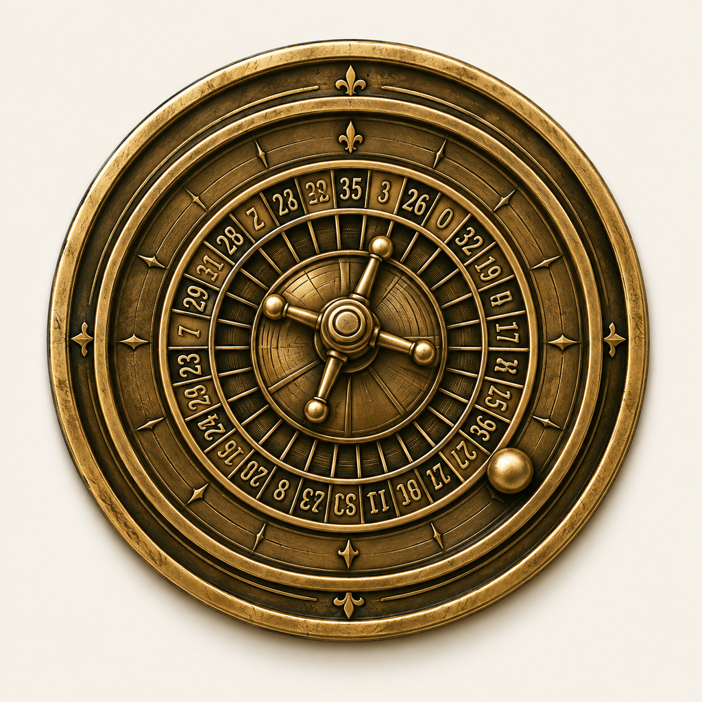 Roulette – personalisierte Spielmünze mit Widmung