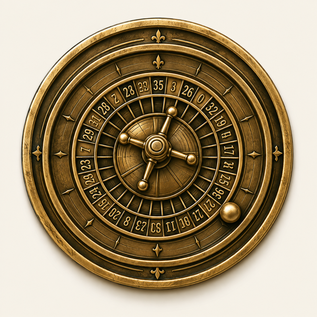 Roulette – personalisierte Spielmünze mit Widmung