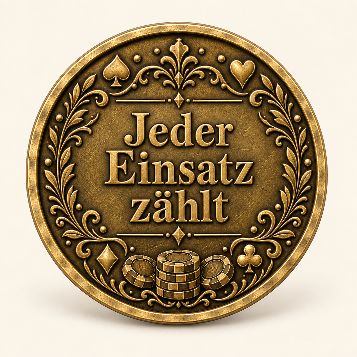 Pokerchips – personalisierte Spielmünze mit Widmung