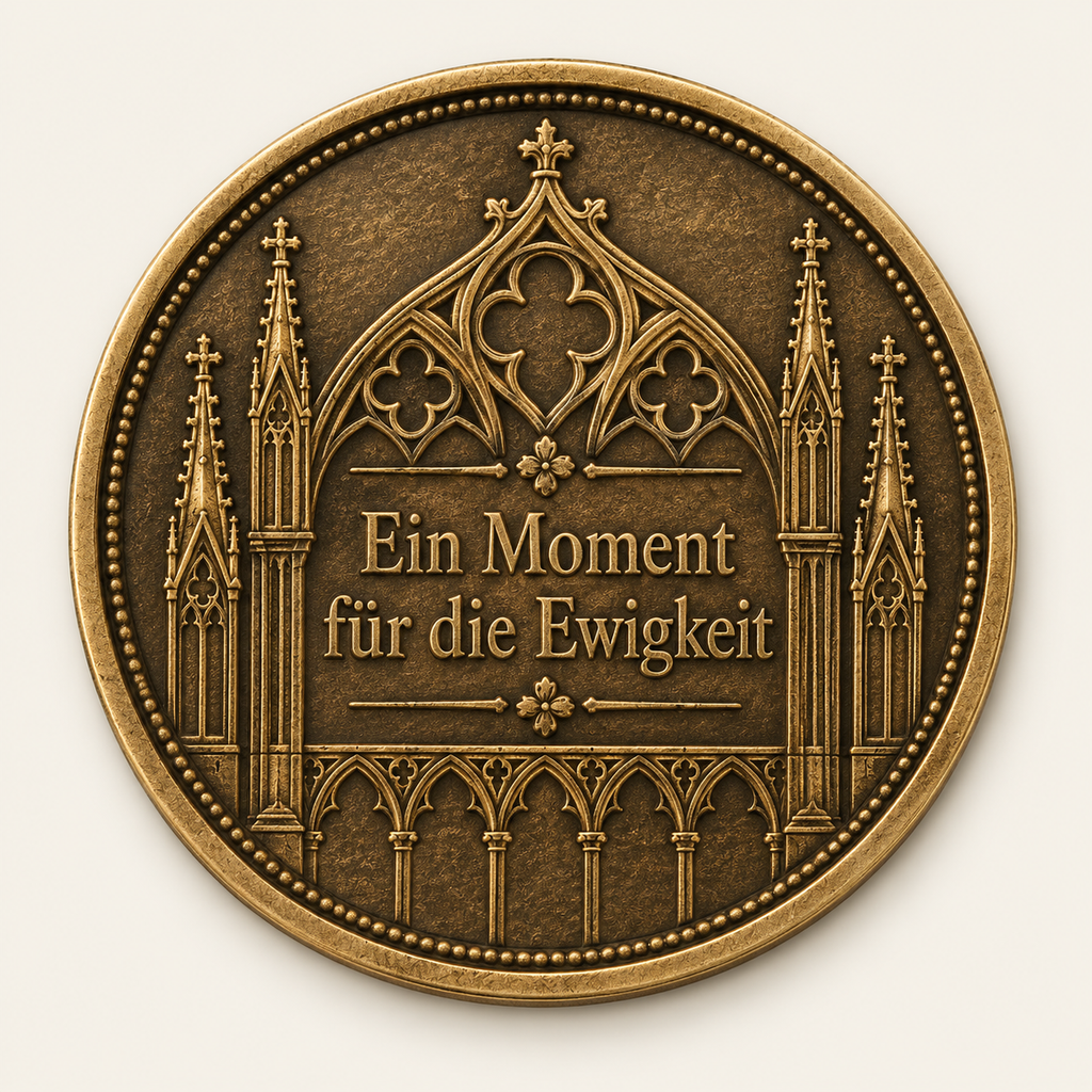 Kölner Dom – personalisierte Reise- & Naturmünze mit Widmung