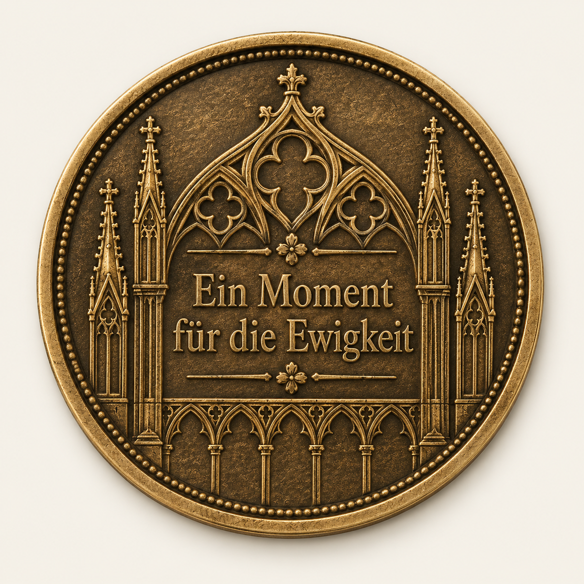 Kölner Dom – personalisierte Reise- & Naturmünze mit Widmung