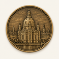 Dresdner Frauenkirche – personalisierte Reise- & Naturmünze mit Widmung
