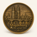 Magdeburger Dom – personalisierte Reise- & Naturmünze mit Widmung