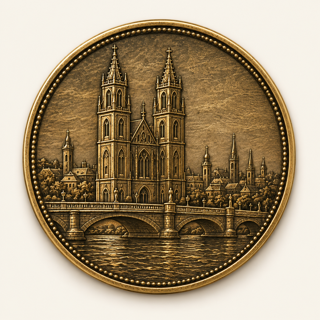 Magdeburger Dom – personalisierte Reise- & Naturmünze mit Widmung
