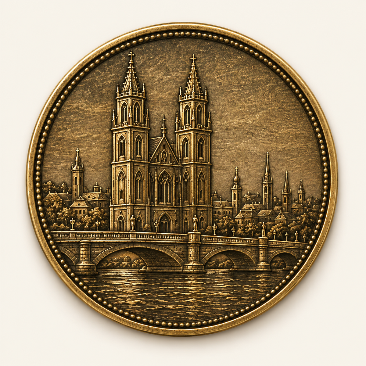 Magdeburger Dom – personalisierte Reise- & Naturmünze mit Widmung