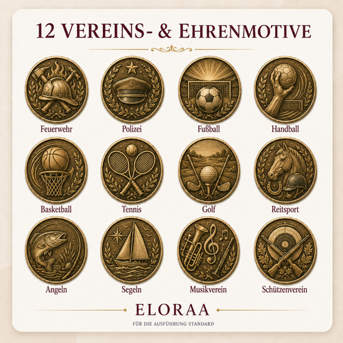Vereins- & Ehrenmünze aus Messing