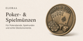 Personalisierte Poker- & Spielmünze aus Messing
