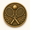 Tennis – Erinnerungsmünze mit persönlicher Widmung