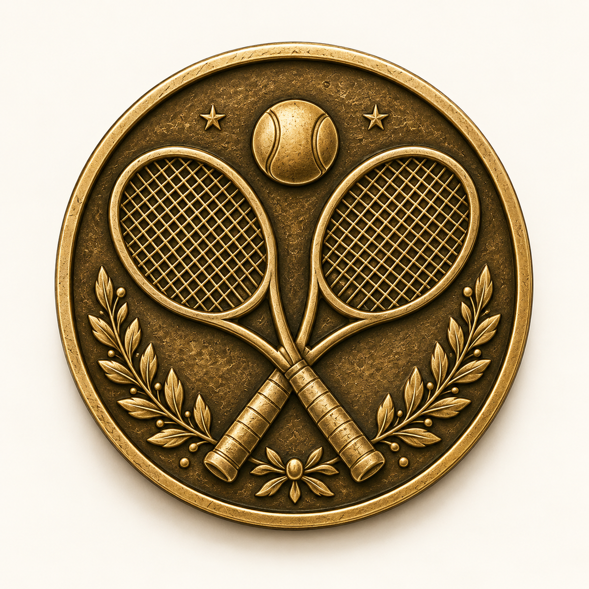 Tennis – Erinnerungsmünze mit persönlicher Widmung
